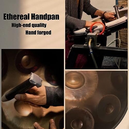 Tambor Handpan 9 Notas en Re Menor 22 pulg miniatura 4