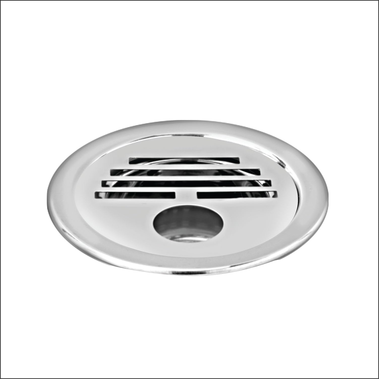SANJAY CHILLY Classic Round Floor Drain with Hole 5 Inch Cover Jali 304 Grade Stainless Steel Waste Water Drainer Kitchen Washbasin Sink Toilet Bathtub Dryer (Round Classic Gypsy Silver 5 Inch)-image-11