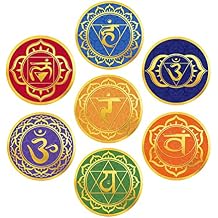 Maydahui 7 Sheets Chakra Wall Stickers Yoga Zen Meditation Room Wall Decals 6x6 Inch Peel Stick Art Decals Decor for Yoga Studio Decor Yogi Spiritual Gift