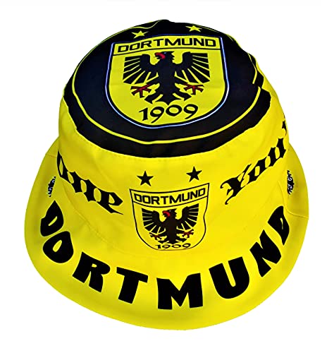 Dortmund Fan-Hut 2.0 YOU 'LL NEVER WALK ALONE, Sonnenhut, Fischerhut, Anglerhut, Fan-Hut, Military Hut