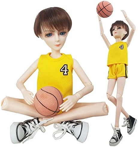 EVA BJD Basketball Player Boy Doll 1/3 BJD Doll Sport Style 56cm 22inch Ball Jointed Doll BJD Full Set + Makeup + Accessories
