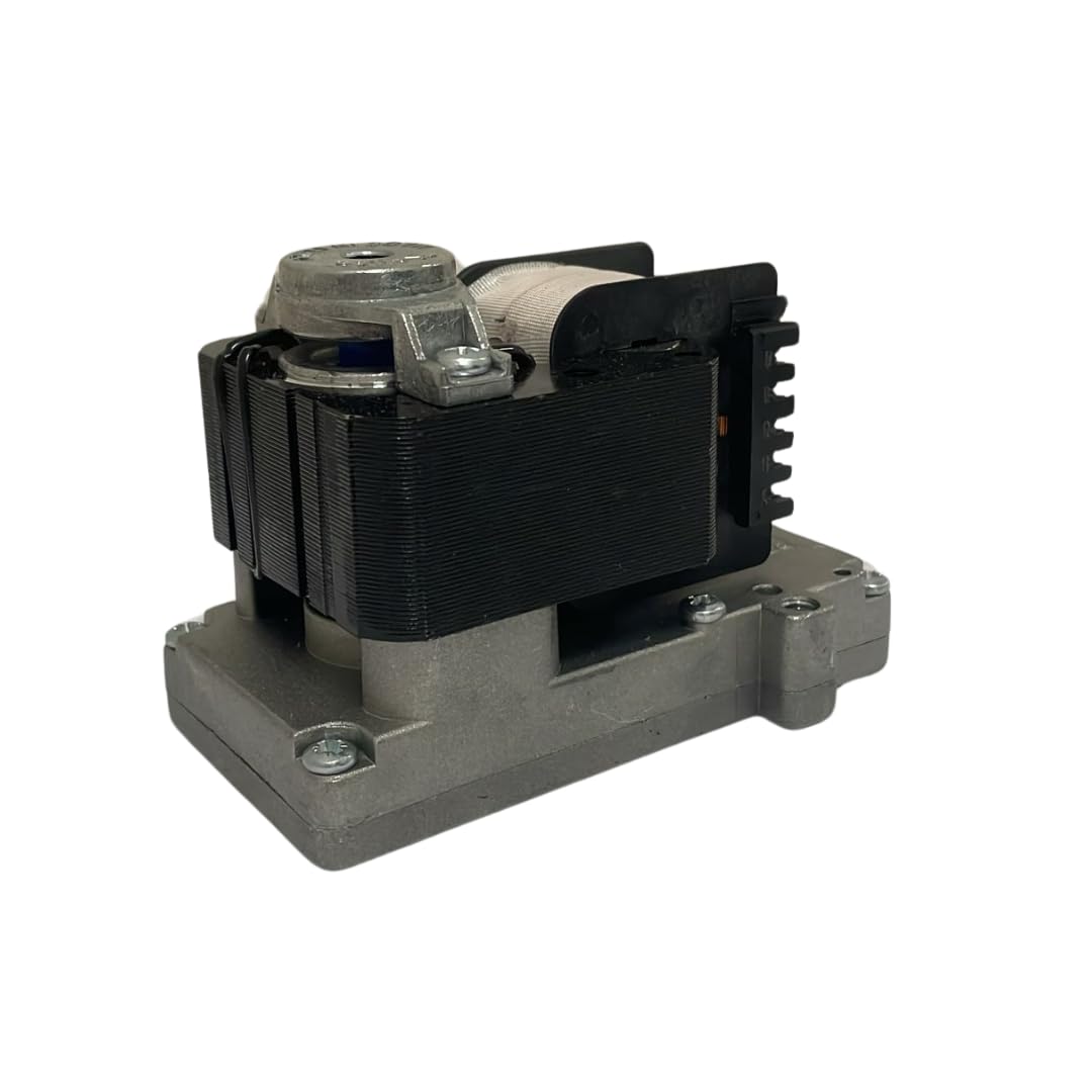 Motorreductor Kenta para estufas de pellets (COD: K9115006). Velocidad: 1,5 RPM, diámetro del eje: 8,5 mm (ref. INT. 2069)