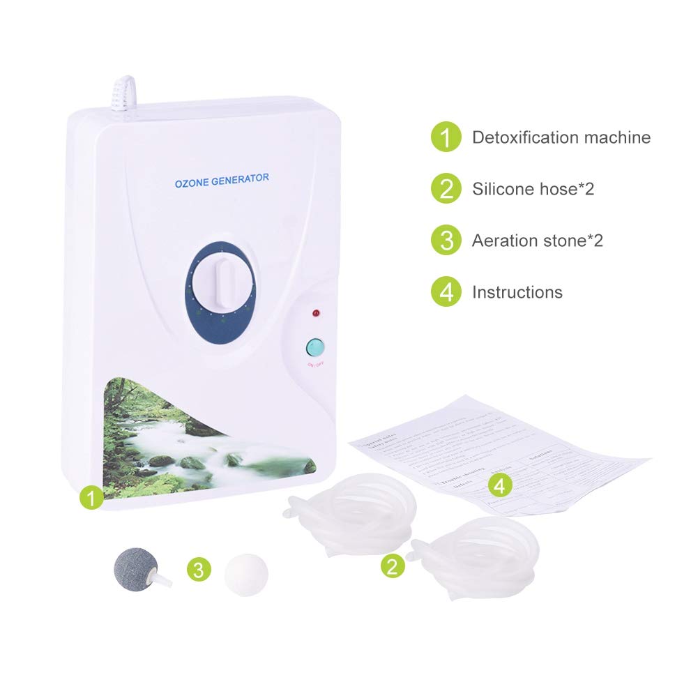 Purificador de aire con generador de ozono de 600 mg/h para agua, verduras, carne y tratamiento de habitaciones: ozonizador con control de perilla y diseño de montaje en pared