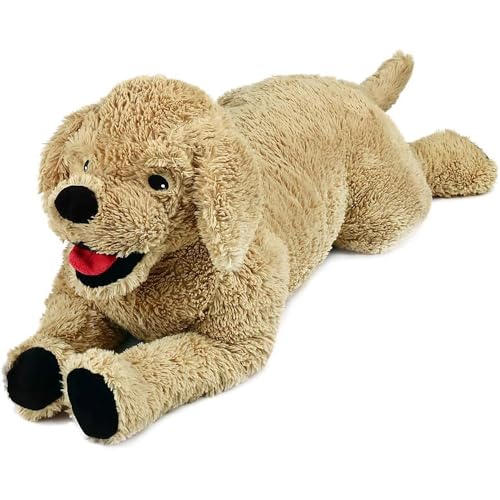 Peluche chien Golden Retriever 65cm compagnon de chambre enfant