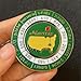 The Masters Scorecard Golf Ball Marker, Commemorative Magnetic Coin for Major Tournaments, Premium Golf Accessories & Gift for Men and Women Golfers (Three)