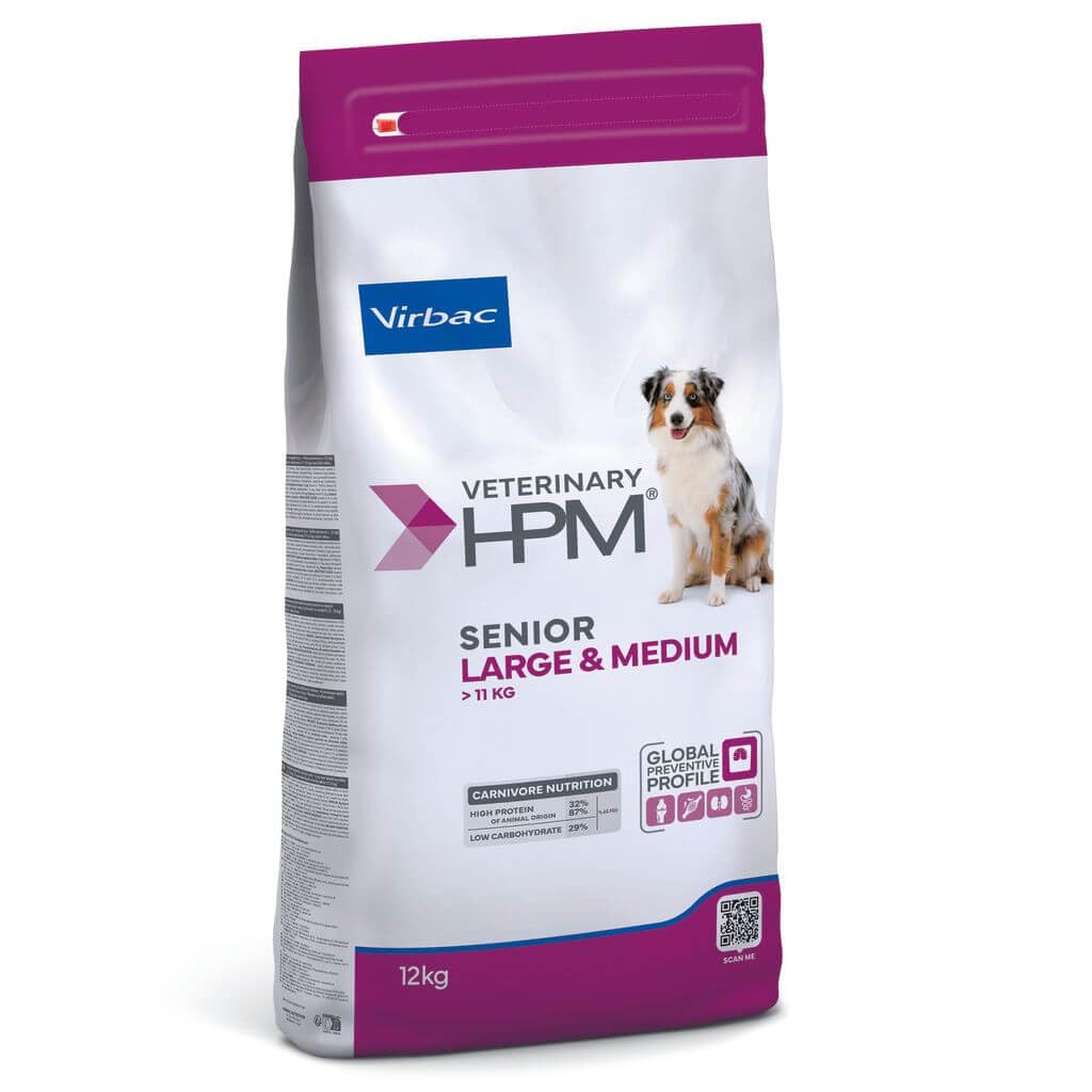 Veterinary HPM Senior Large & Medium Dog 12 KG