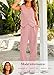 KIRUNDO Womens Suits 2 Piece Set Summer Linen Crop Blazer Vest and Pants Sets Dressy Casual Matching Clothes Going Out Outfits (Pink, Large)