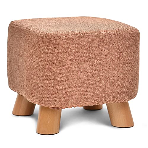 Taburete de cubo transpirable que alivia el cansancio con soporte de madera 2