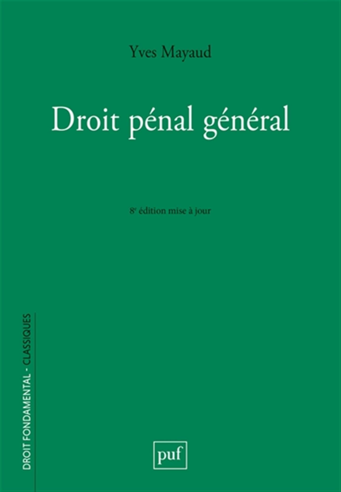 Droit pénal général