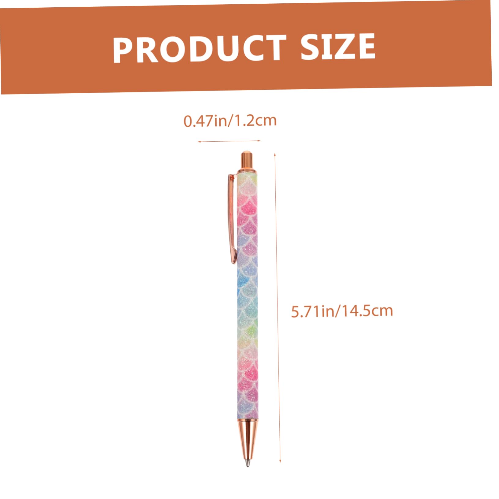 Lot De 3 Stylos À Bille À Paillettes Pour Étudiants Écriture Fluide 6 Pièces X 3