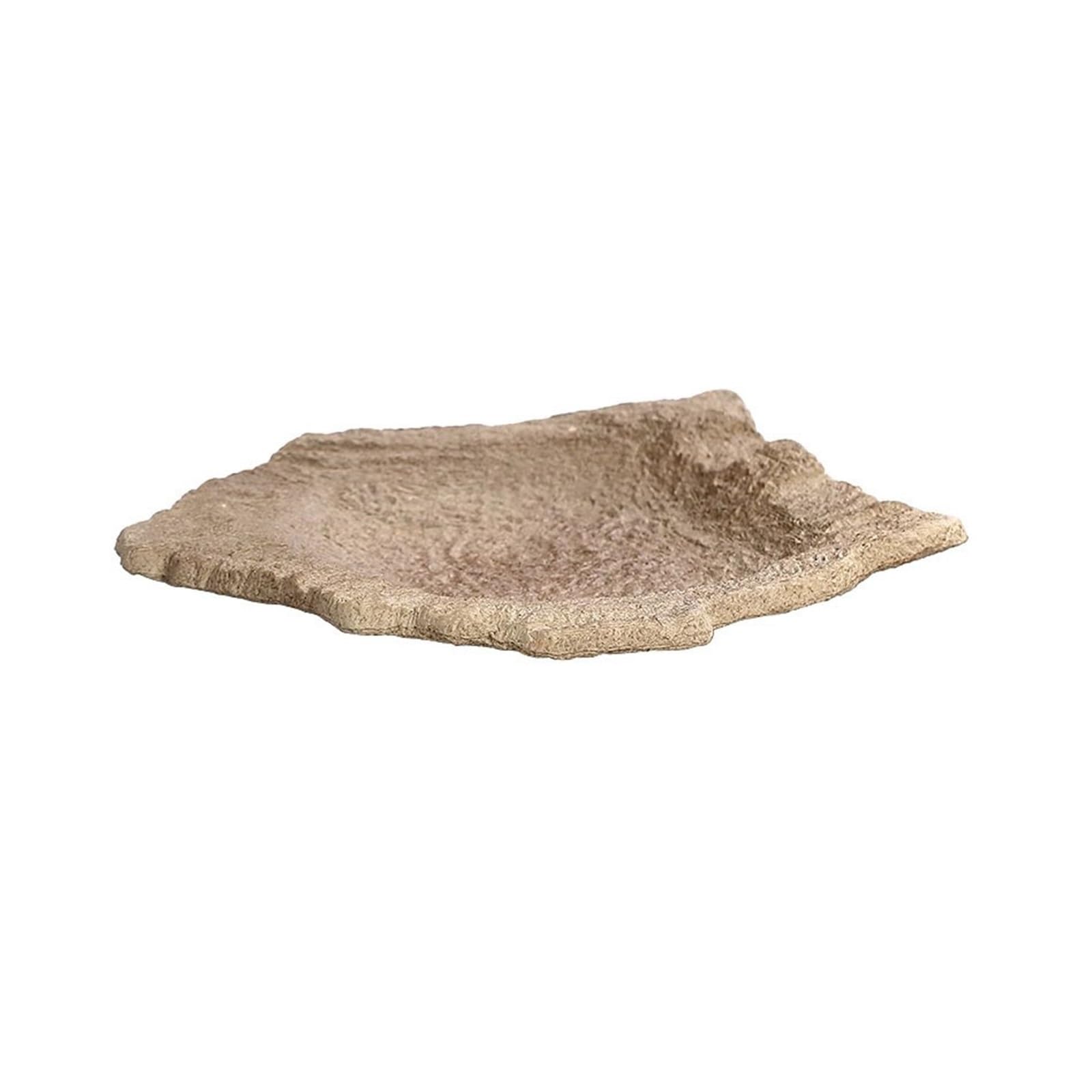 K5C7S3W9D6 plant dish saucer Irregular Creativity Imitation Stone Drip Tray Tabletop Retro Ceramic Flower Arranging Saucer