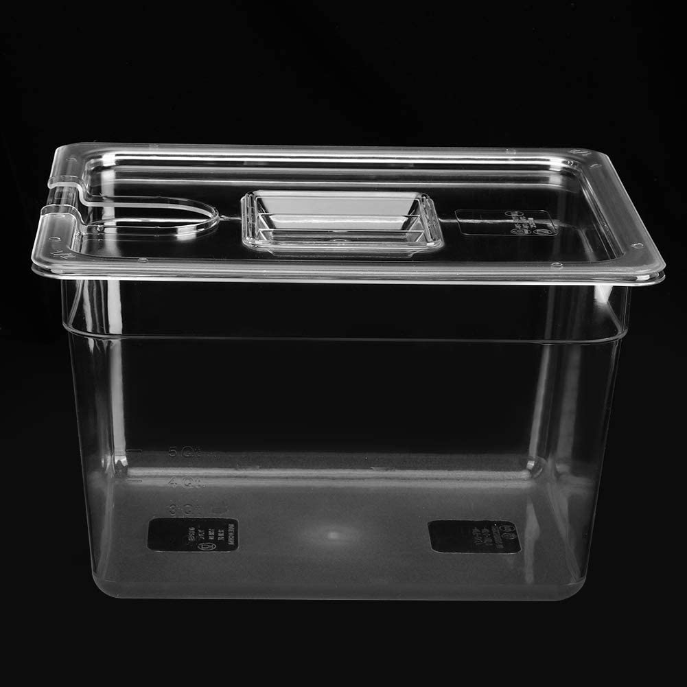 Contenitore Sous Vide 11L Pieghevole Con Cerniera e Coperchio per Circolatore Culinary Precision Cooker