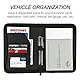 Samsill Glove Box Organizer, Zipper Car Organizer - Owner’s Manual, Car Document Holder, Black
