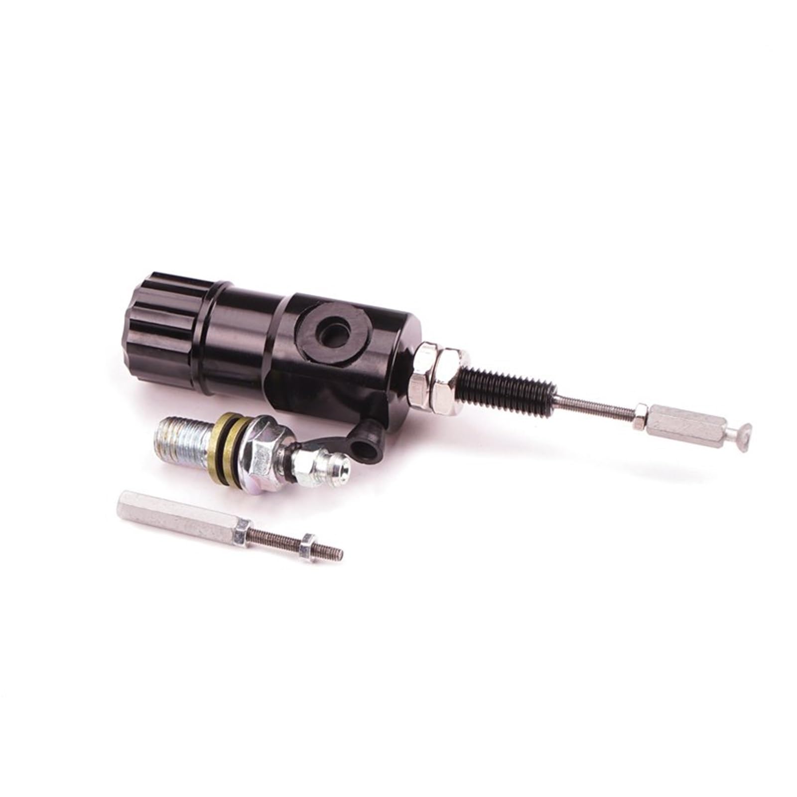 Iukmr Pump Black Motorcycle Clutch Brake Lever Motorcycle Hydraulic Clutch Kit Brake Master Cylinder Disc Lever Led(Pump Black)