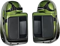 Vista 30 de Kit de carenados ventilados inferiores para Harley Davidson Touring Road Street Electra Glide 2014-2022 (azul superior)