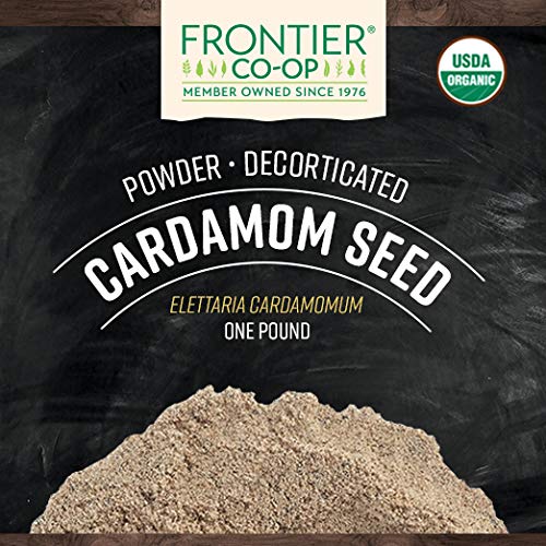 Frontier Cardamom Seed, Decorticated (no Pods), Powder Certified Organic, 16 Ounce Bag - Image 2