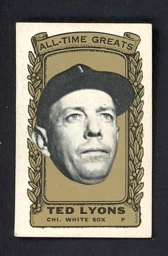 1963 Bazooka Greats #38 Ted Lyons White Sox EX-MT Silver 458531 Kit Young Cards