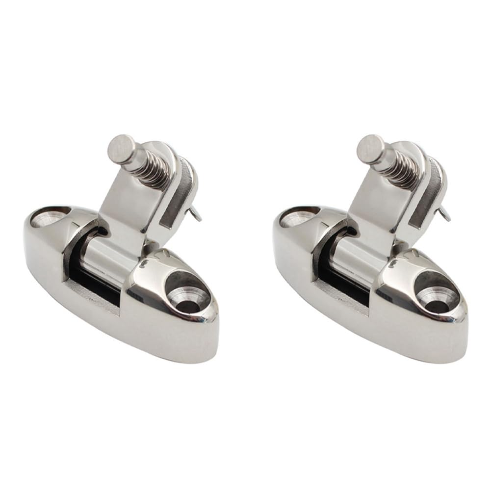 Knadgbft 2er-Pack Edelstahl 316 Marine Deckscharniere Federstift Giebel Markise Ersatzteile Zubehör Sport & Freizeit
