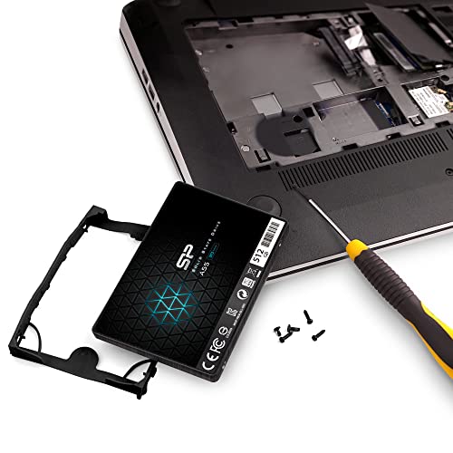 Image of Silicon Power 2-Pack 512GB SSD 3D NAND A55 SLC Cache Performance Boost SATA III 2.5 inch 7mm (0.28 inch) Internal Solid State Drive