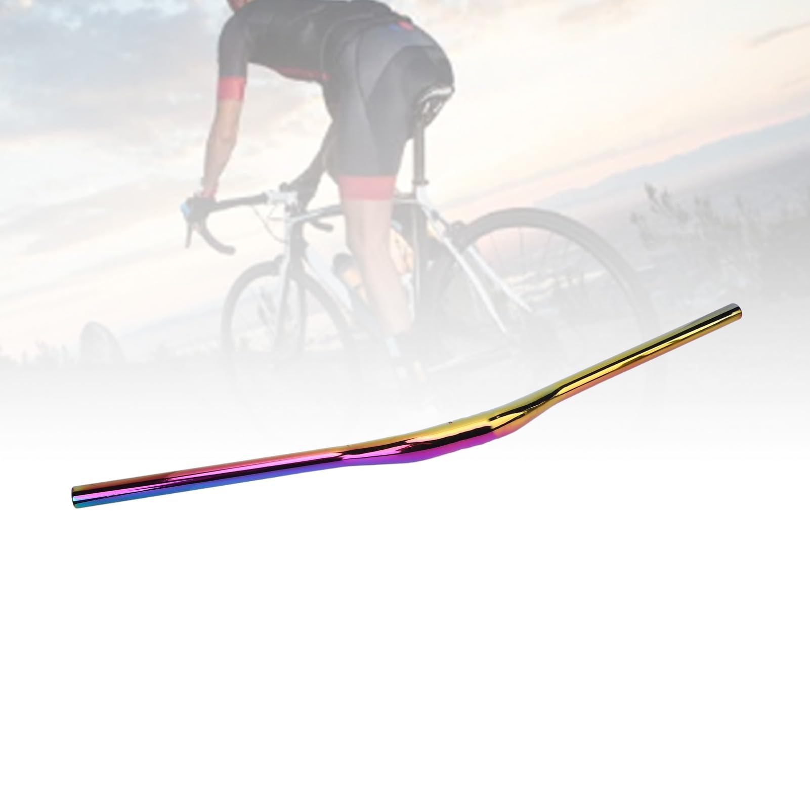 Guidon de vélo de montagne en alliage d'aluminium 780 mm, design ergonomique pour une personnalisation personnalisée avec guidon de vélo de montagne en alliage d'aluminium
