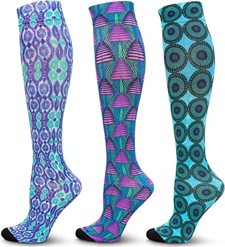 Image of LEVSOX Compression Socks Women and Men, 20-30mmHg, Best for Nurses, Travel, Pregnancy