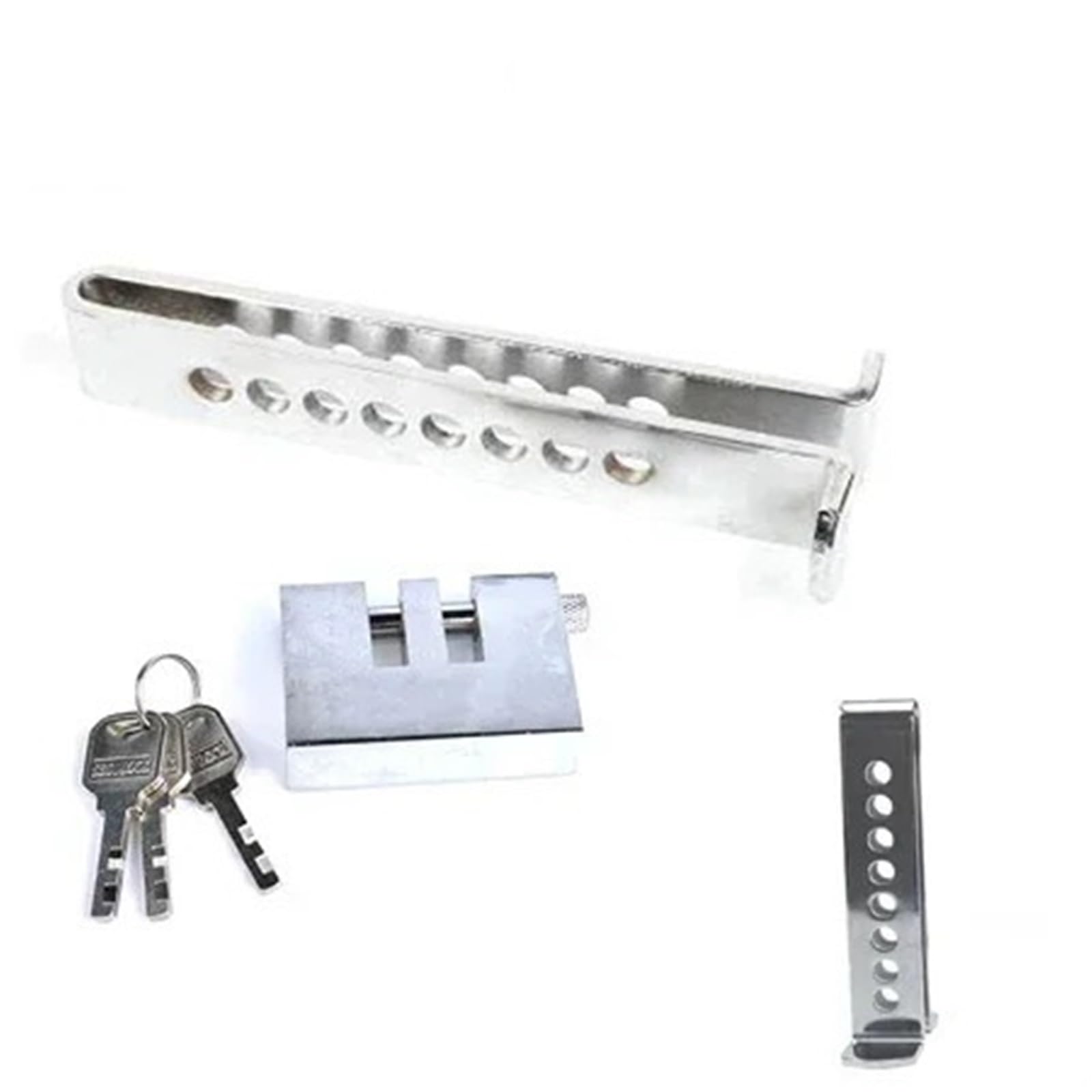 Cadenas en acier pour freins de voiture MS537, antivol robuste à 8 trous