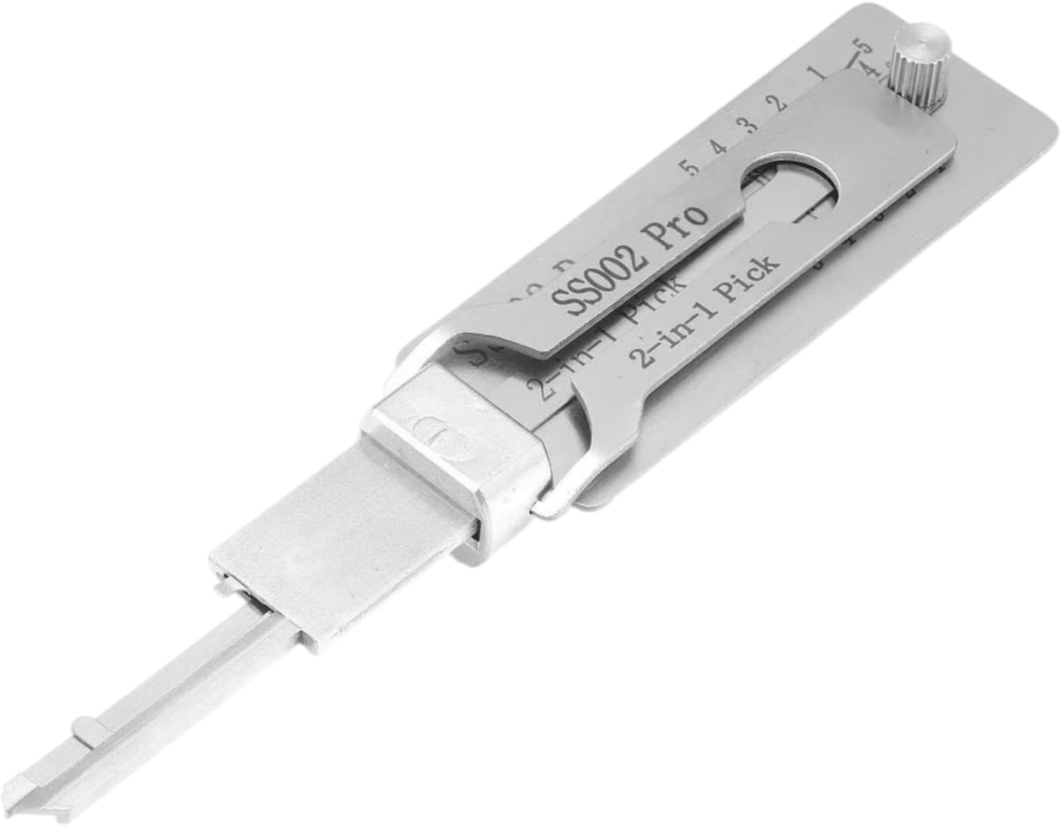 2‑In‑1 Stainless Key Gauge Tool, Hook and Pick Set, Waterproof Measuring Tools for KW1 (KW1) image 5