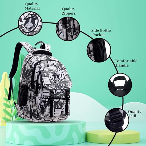 Tinytot Store Tinytot 30L Blue Water Resistant Backpack - Image 3