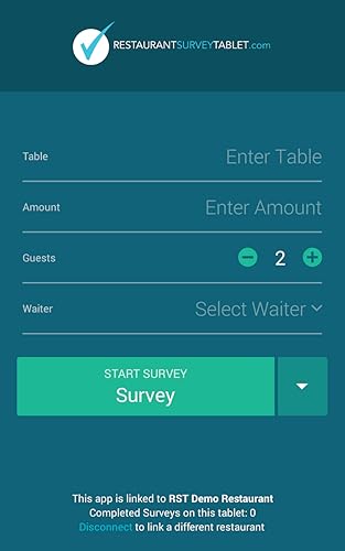 Restaurant Survey Tablet