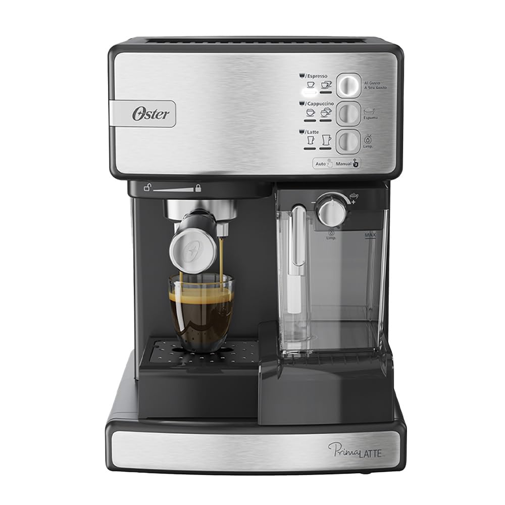 Cafeteira Espresso Oster Nova PrimaLatte Inox - 127V | Amazon.com.br