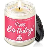 Happy Birthday Gifts for Women | Unique Gift for Best Friend | Soy Vanilla Sugar and Buttercream Can