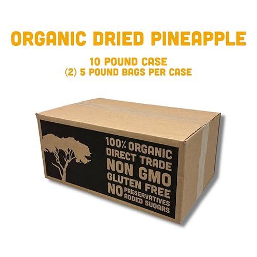 Miniatura 57 de Mavuno Harvest Paquete variado de frutas secas orgánicas, mango seco, papaya, piña, plátano, yaca y mezcla tropical, saludable, vegano, sin azúcar