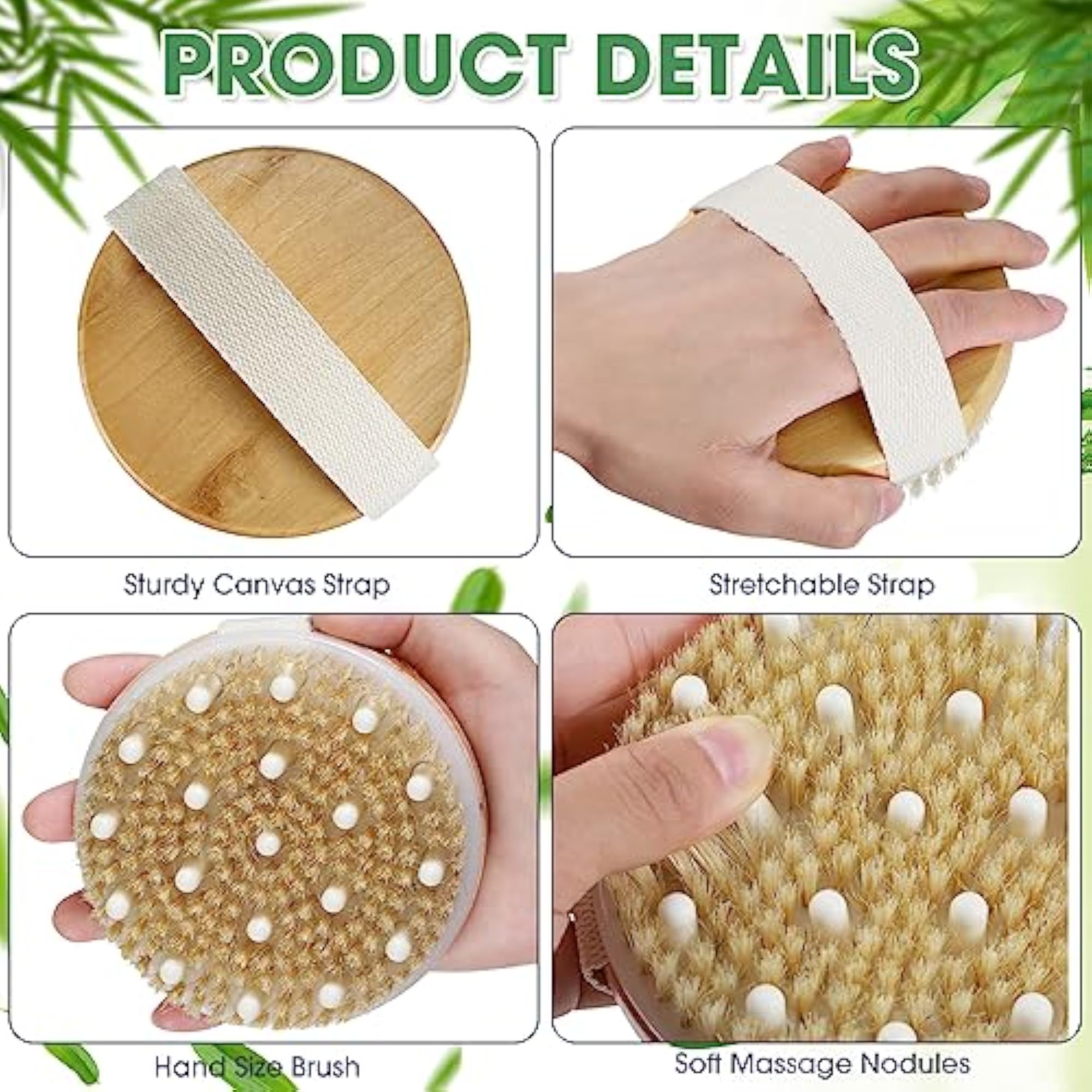 10 Pcs Exfoliating Body Scrubber