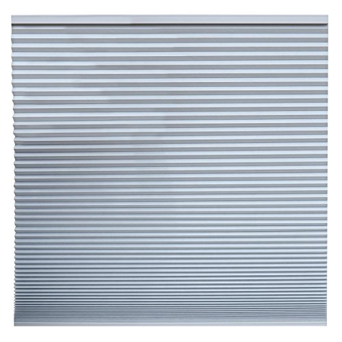 Keystone Fabrics A.3100.48.1BO, 30.25-38 in Wide x 48 in Drop, Feather White Blackout Cordless Cellular Shade