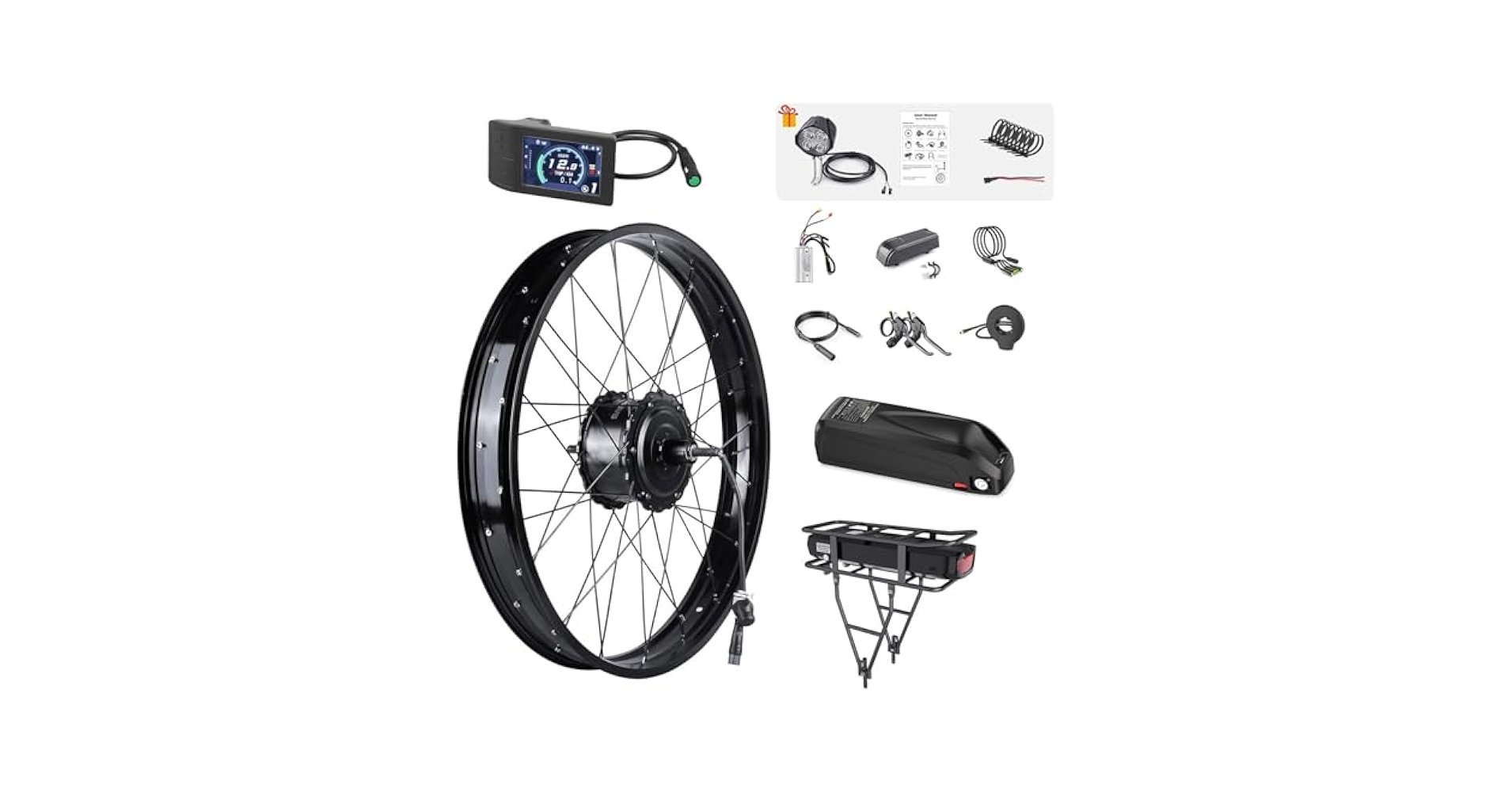 電動自転車 ハブモーター付きリアホイール 20×4.0 ファット48V 750W Amazon.co.jp: BAFANG 48V 750W リアハブモーター :500C