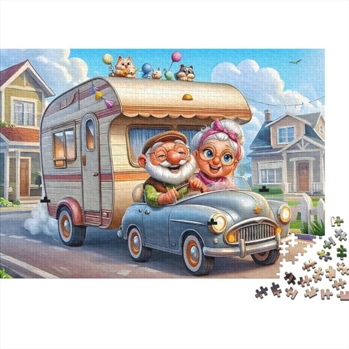 Puzzle de 1000 piezas de viaje en caravana, el regalo perfecto para adultos