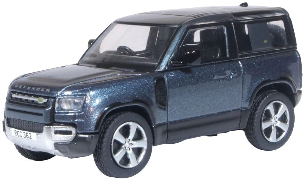 Oxford Diecast 1:76 New Defender 90 Tasman Blue Collectable model 76ND90002