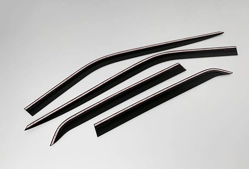 Miniatura 2 de AUTOCLOVER - Juego de 4 protectores de lluvia con cinta adhesiva para Ford Explorer 2011 2012 2013 2014 2015 2016 2017 2108 2019  deflectores de