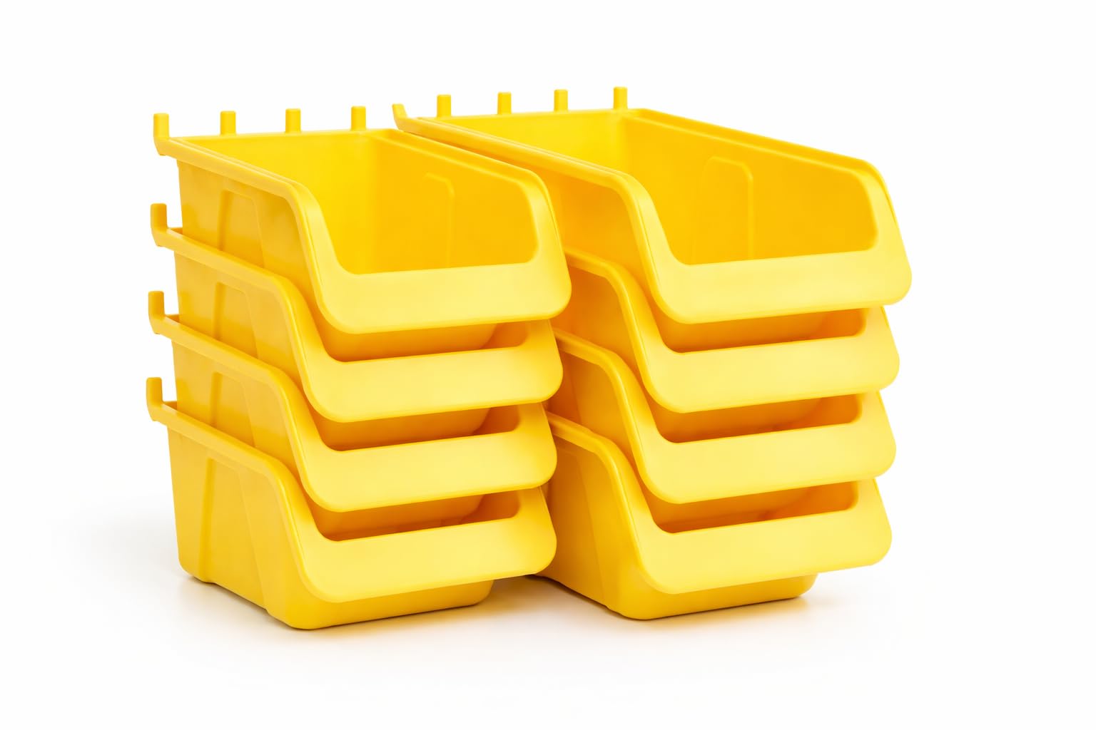 WallPeg Pegboard Bin Kit - Pegboard Parts Storage Craft Organizer Tool Peg Board Workbench Bins Accessories