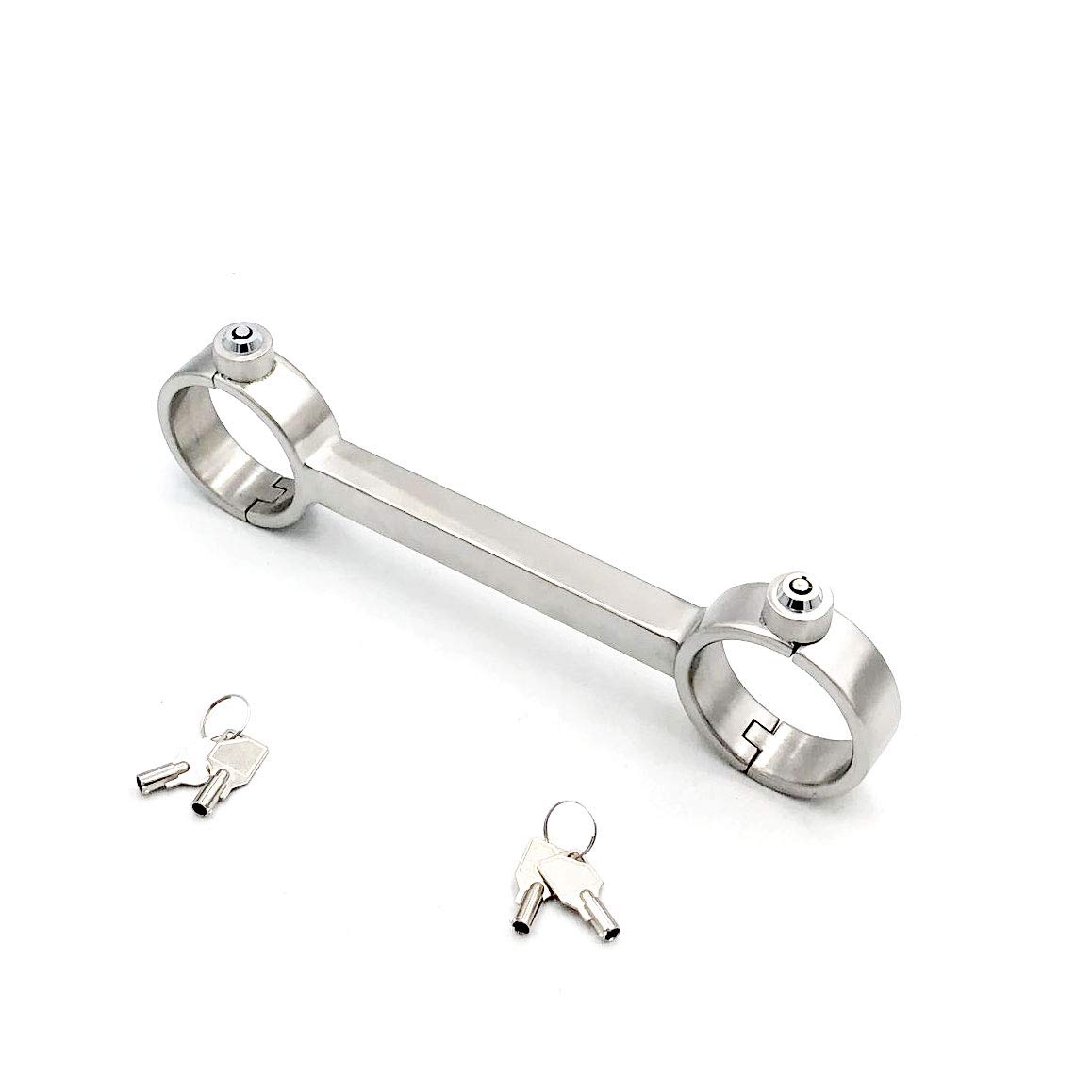 HSDwerwh SM Bondage Sex Handcuffs Shackles Stainless Steel Handcuffs With Key Ankle Cuffs BDSM Toys For Men And Women Sex Bed Handcuffs SM Erotic Sex Toys For Men Women(Man)
