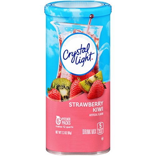 Crystal Light Strawberry Kiwi Drink Mix (72 Pitcher Packets, 12 Canisters of 6)