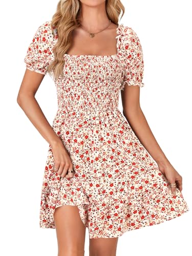 Image of Rooscier Women's Summer Boho Mini Dress