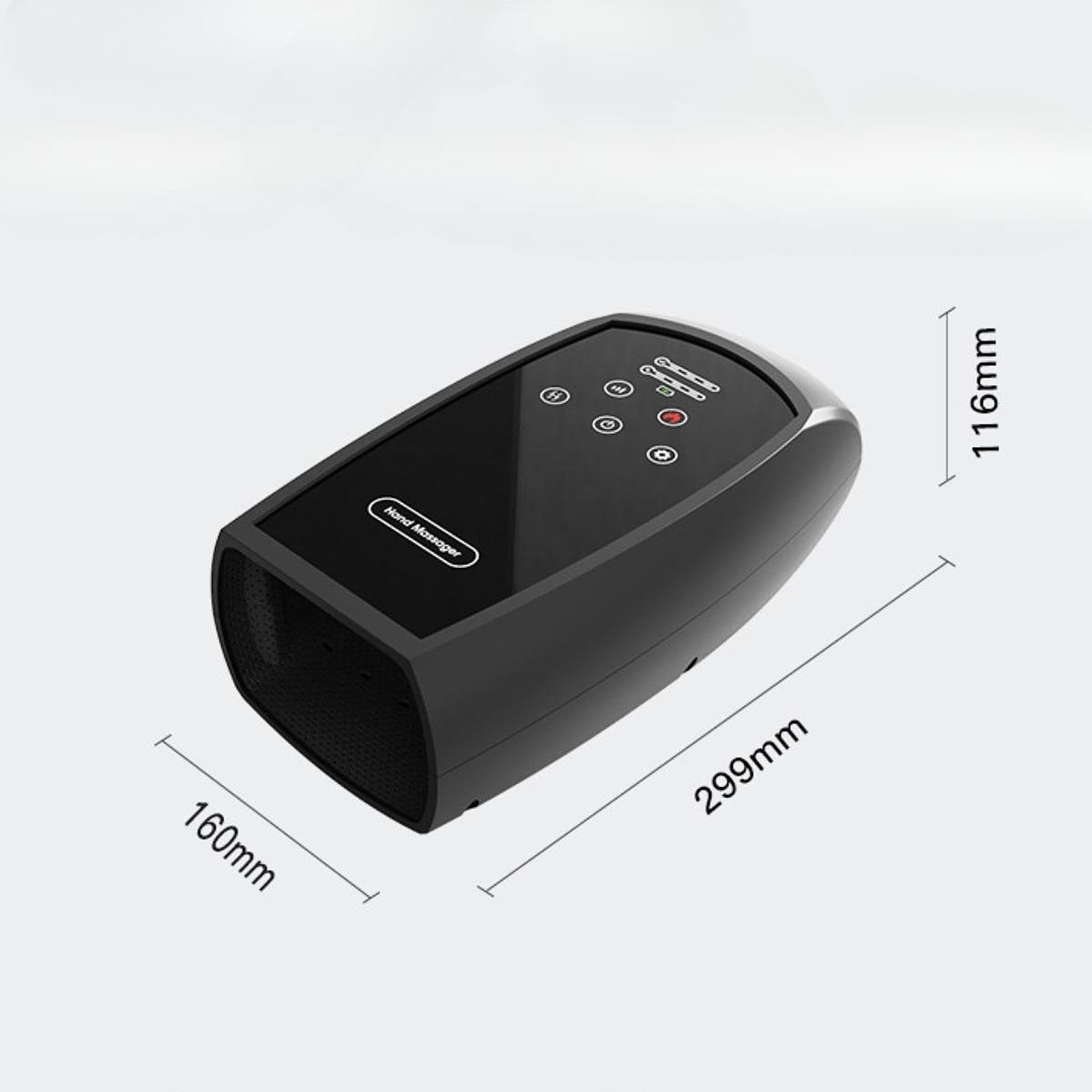 Handmassagegerät Kabelloser Handmassager mit Luftdrucktechnologie Wärmefunktion Massage der Handflächen Und Finger Sowie Benutzerfreundlicher