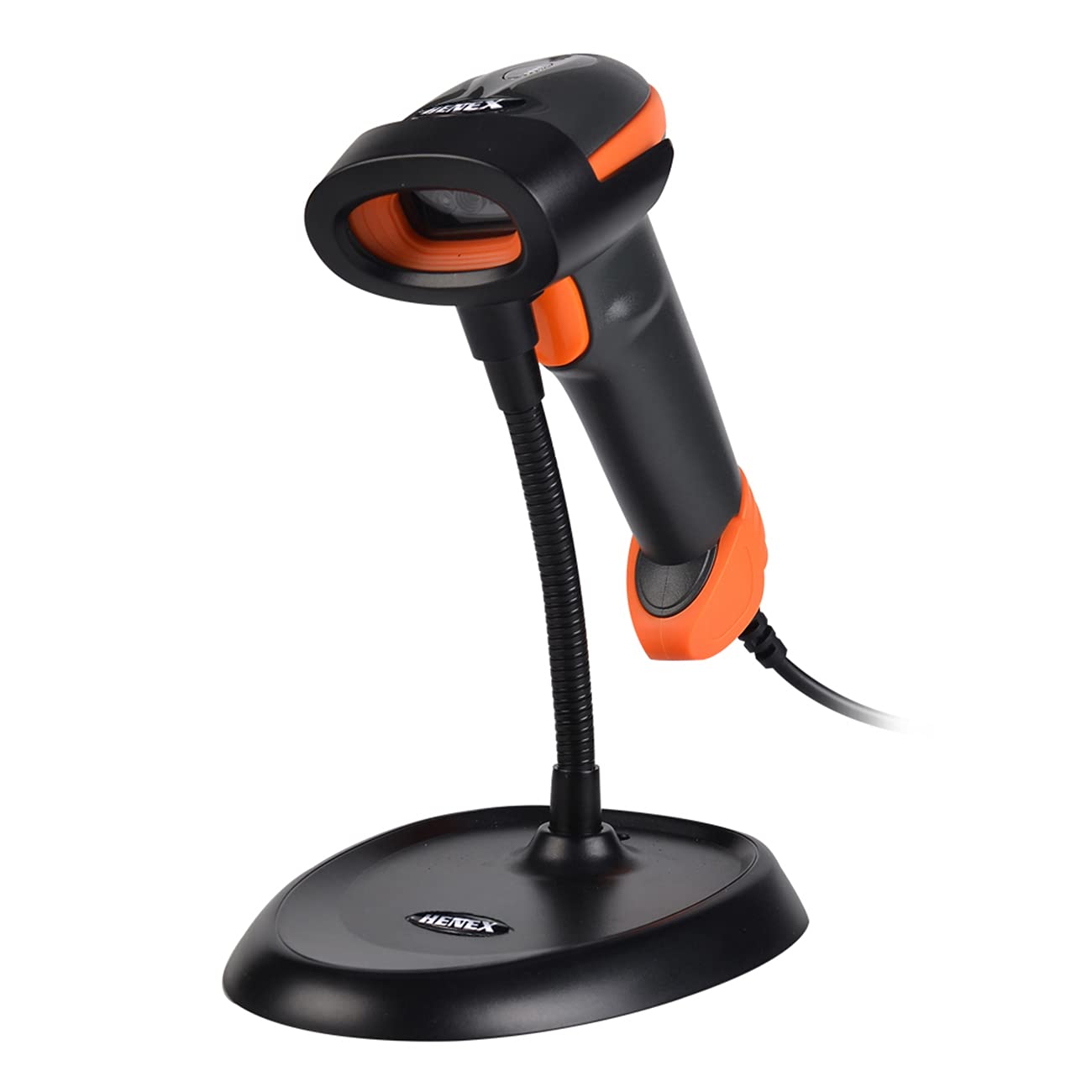 Buy HENEX HC3208 2D Barcode Scanner with Stand,Wired Barcode Reader