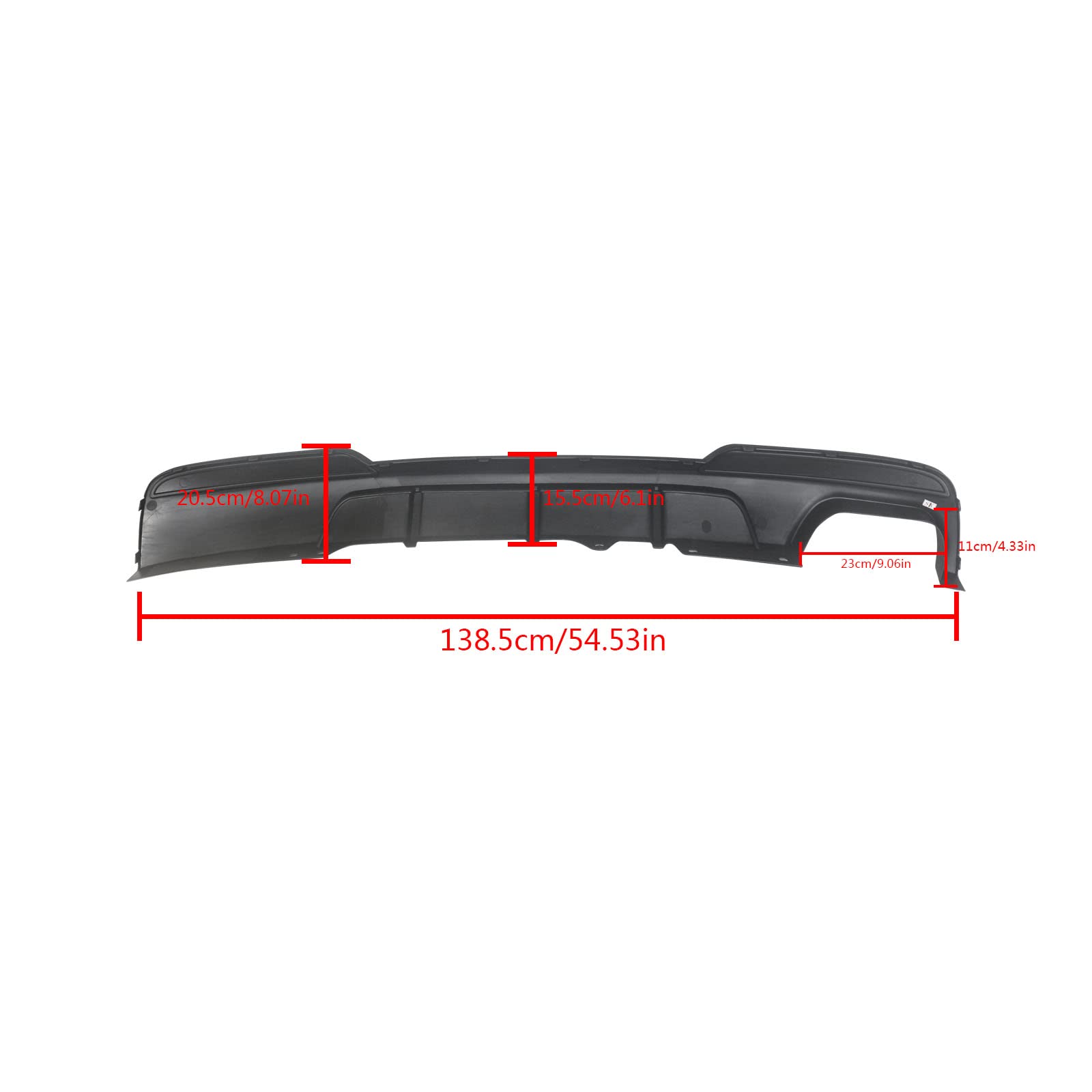 BMW 5シリーズ F10型 リアディフューザー Amazon.com: MCARCAR KIT Rear Diffuser for BMW 5 Series F10