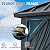 HOTEEL 12x20 Hardtop Gazebo on Clearance with Metal Roof, Heavy Duty Galvanized Steel Patio Hard Top Gazebos, Outdoor Permanent Screened in Gazebo with Curtains, for All-Weather, Backyarad, Black(Pro)