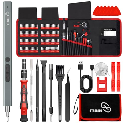 STREBITO Electric Screwdriver, 144-in-1 Precision Screwdriver Set