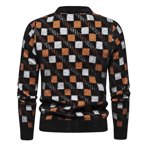 Mens Sweater Slim Fit Casual V Neck Lightweight Soft Breathable Pullover Long Sleeve Tops2