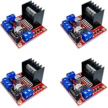 L298N Module, Motor Driver for Arduino, ESP32, ESP8266, Raspberry Pi, 4 Pieces