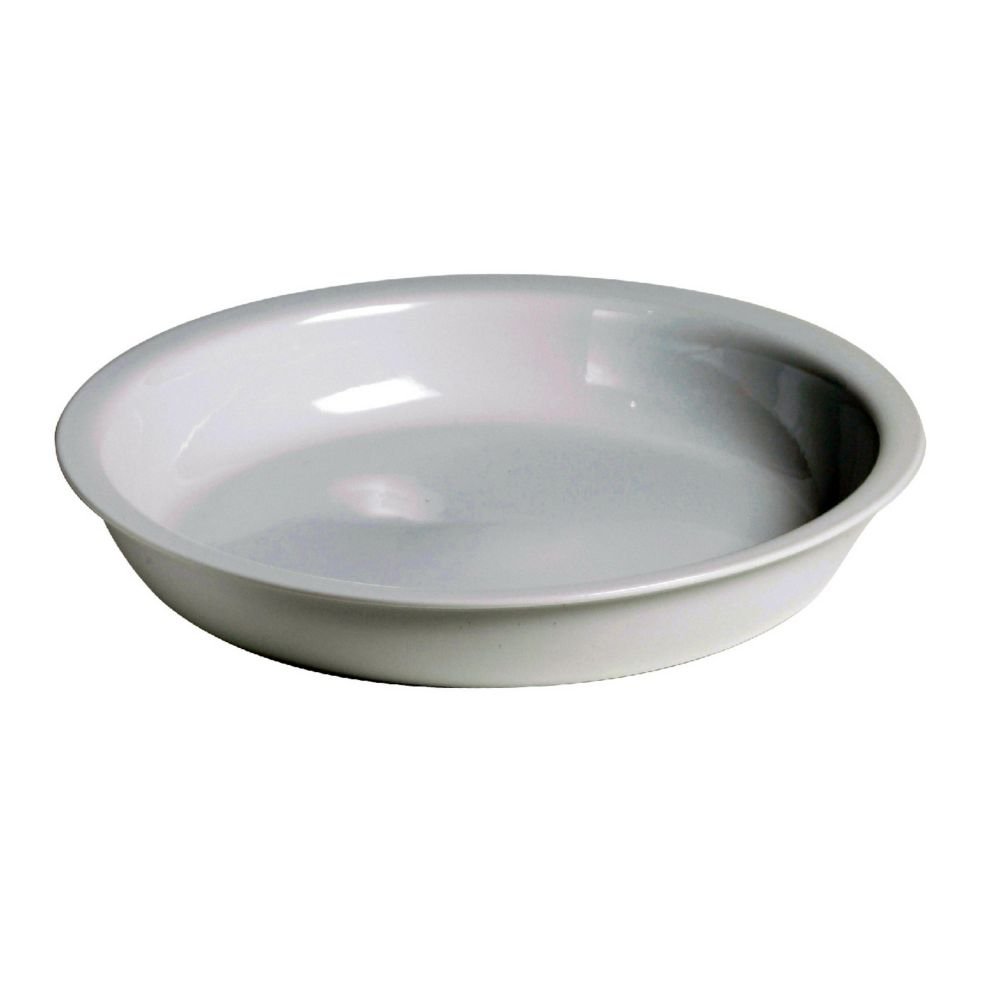 Browne Porcelain Insert Food Pan by Browne Foodservice – round, Porcelain, Silver, Model 575176-3